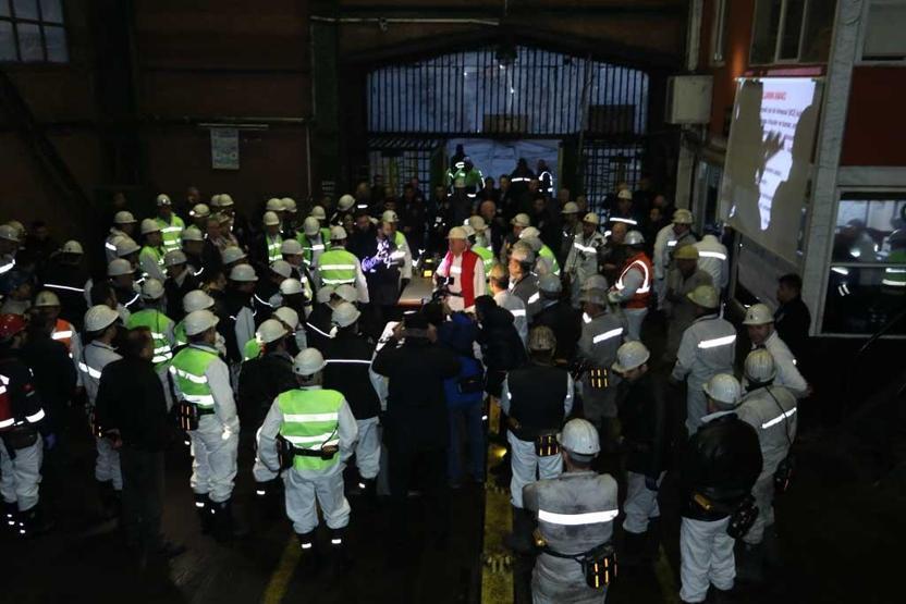 Amasra Maden Kazasını Araştırma Komisyonu Zonguldakta madene indi