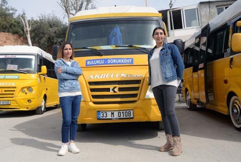 Kadın şoförler, Dünya Kadınlar Gününde direksiyon salladı Önce şaşırıyor, sonra hayran kalıyorlar