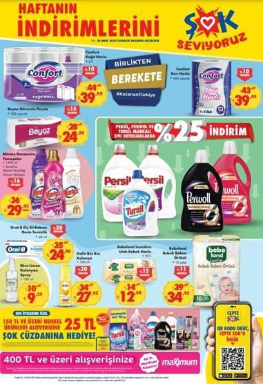 27-28 Mart 2023 ŞOK aktüel kataloğu Bu hafta ŞOK’ta neler var