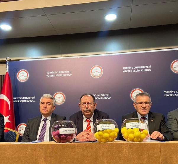Cumhurbaşkanı adaylarının propaganda konuşmasının sırası belirlendi