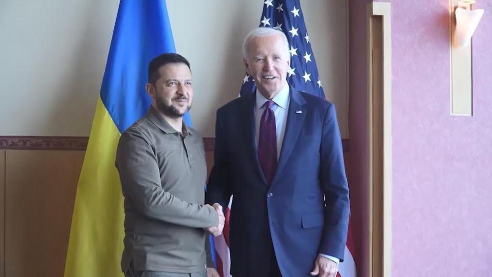 Biden ve Zelenskiden G7 görüşmesi