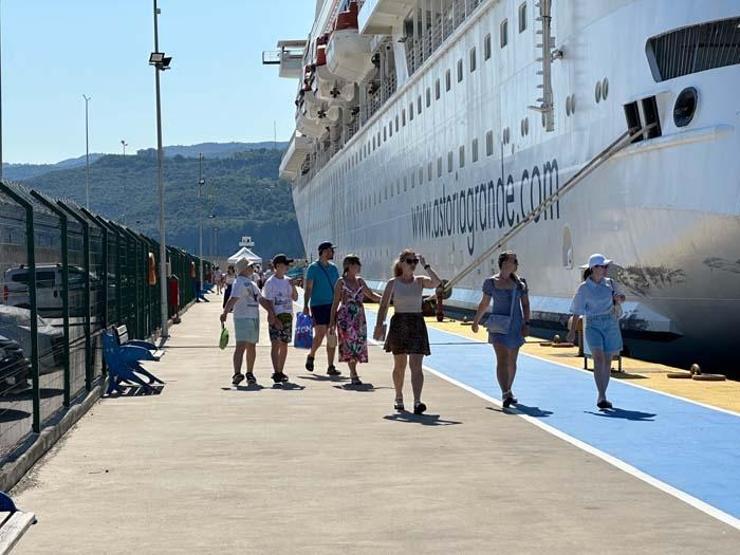 Amasraya kruvaziyer ile 1 yılda 18 bin 160 Rus turist geldi