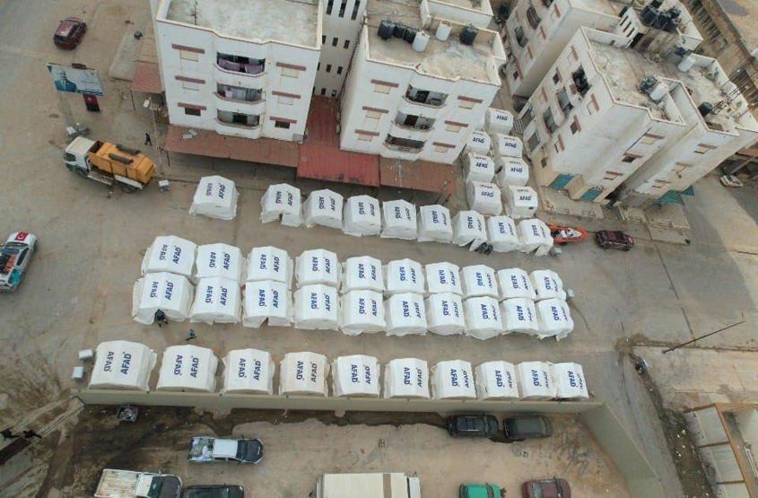 AFAD: Afetten etkilenen Libyalı kardeşlerimiz için barınma çadırları ve sahra hastanesi kuruldu
