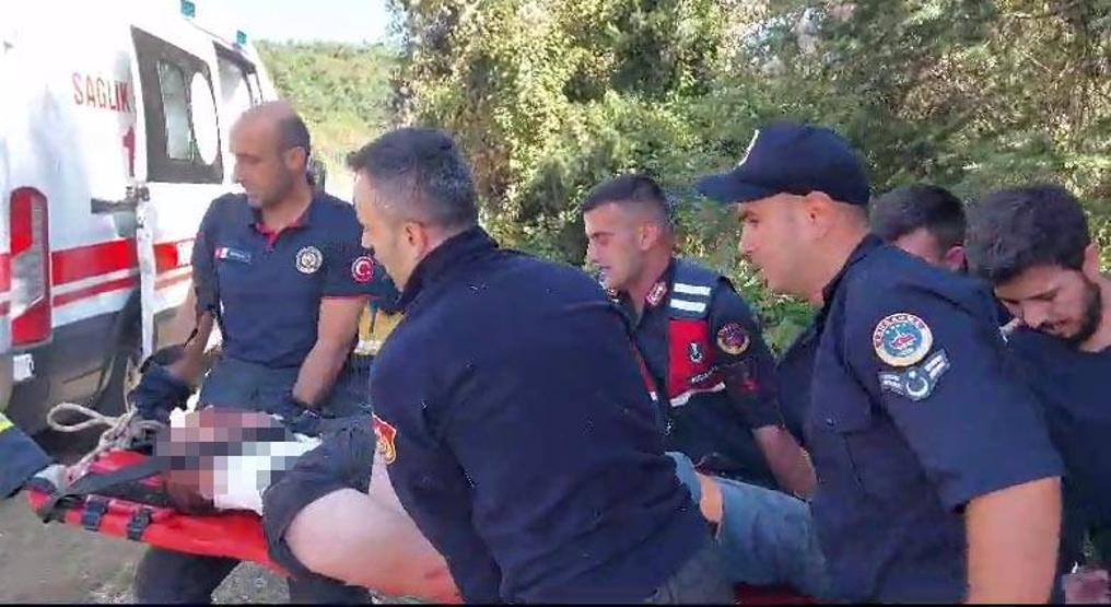 70 metrelik uçurumda yaralı bulundu: Dövülüp atıldığı iddia edildi!