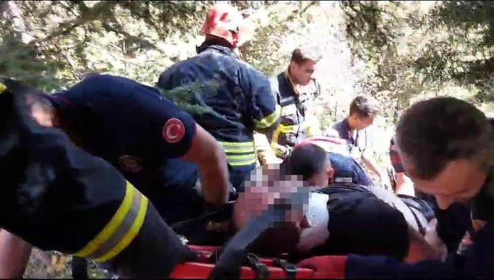 70 metrelik uçurumda yaralı bulundu: Dövülüp atıldığı iddia edildi!