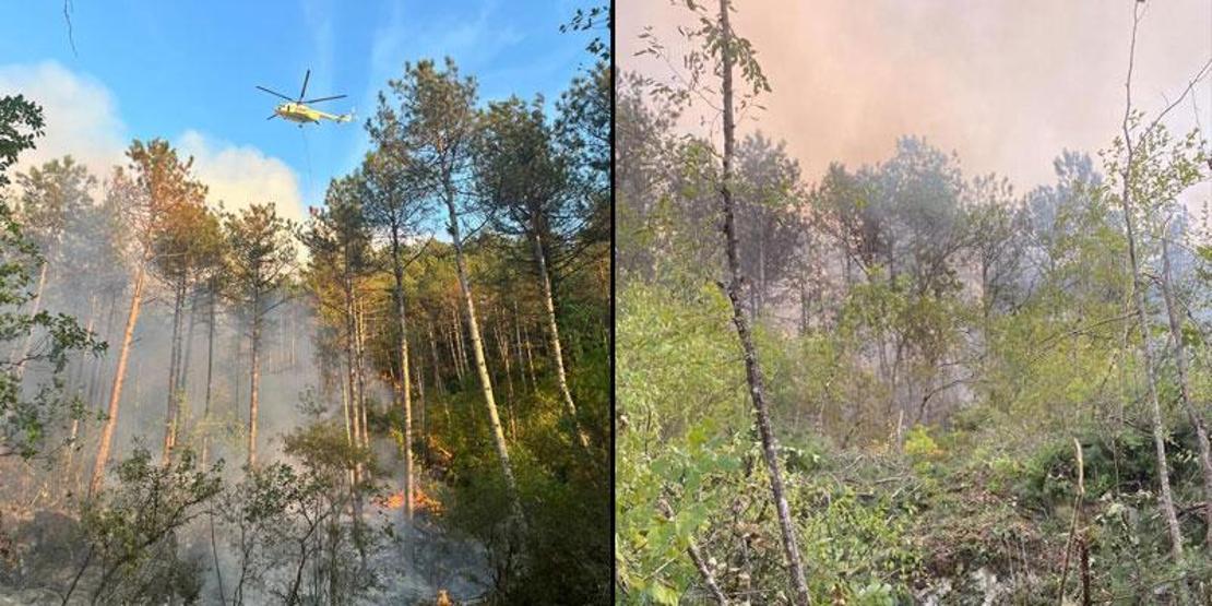 Karabük’te orman yangını: Havadan ve karadan müdahale sürüyor