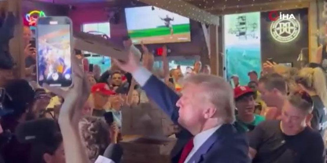 Trump destekçilerine bedava pizza dağıttı