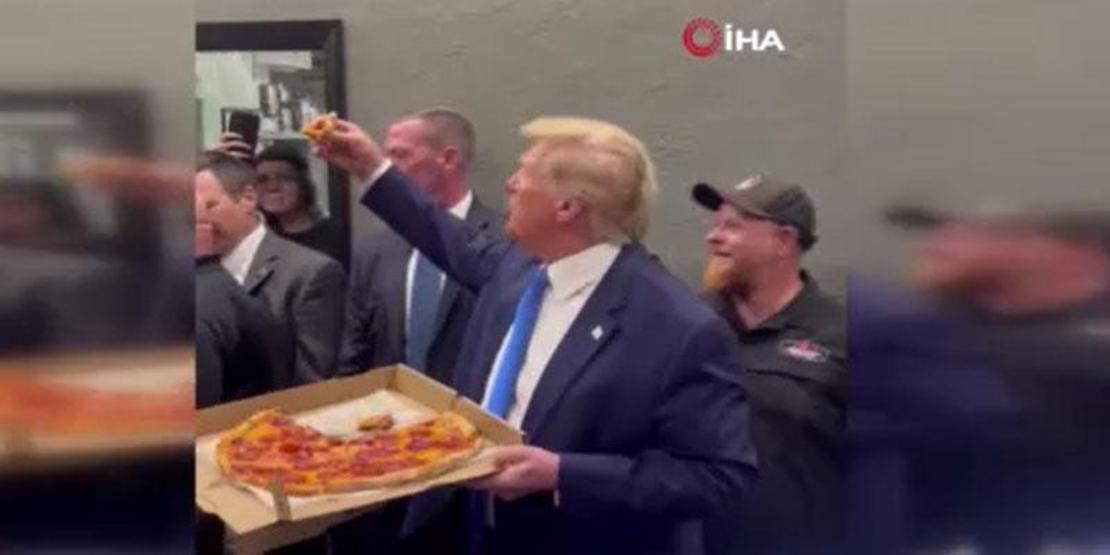 Trump destekçilerine bedava pizza dağıttı