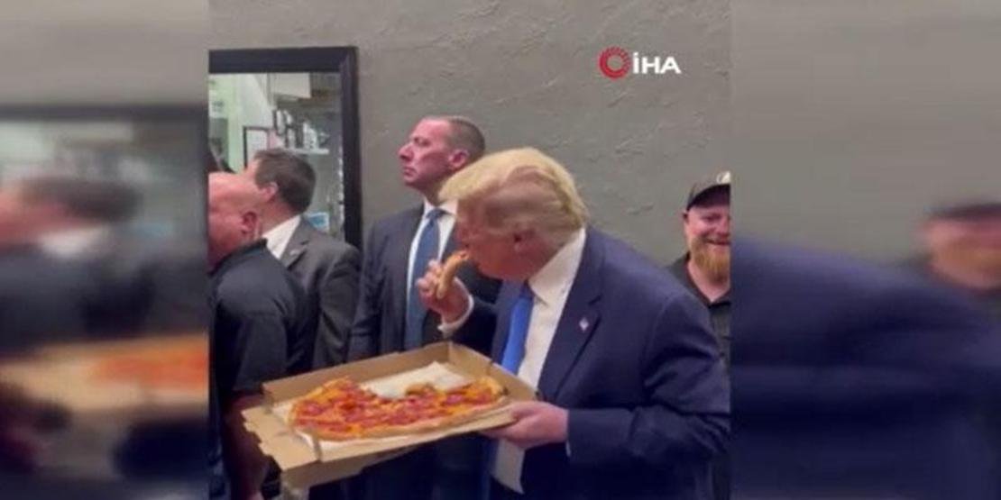 Trump destekçilerine bedava pizza dağıttı