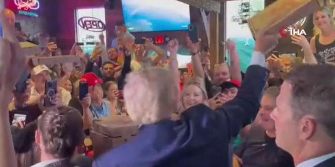 Trump destekçilerine bedava pizza dağıttı