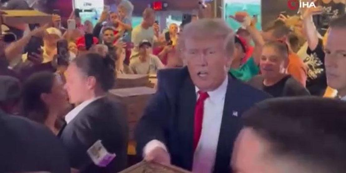 Trump destekçilerine bedava pizza dağıttı
