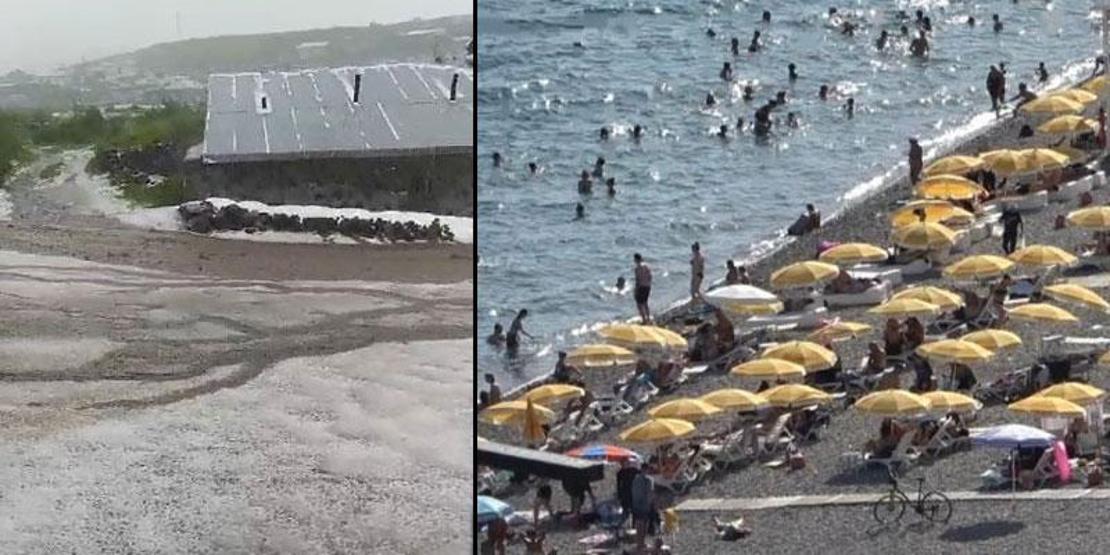 Bir günde iki ayrı mevsim!