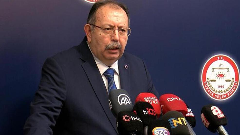 YSK Başkanı Yener: Seçim takvimi 1 Ocak’ta başlayacak