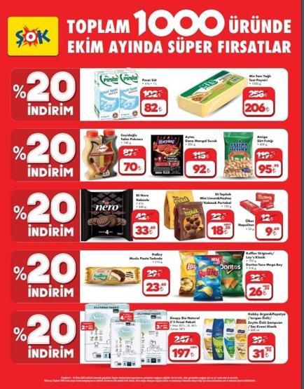 ŞOK aktüel kataloğu 5 - 10 Ekim 2023 Bu hafta ŞOK’ta hangi ürünler indirimde