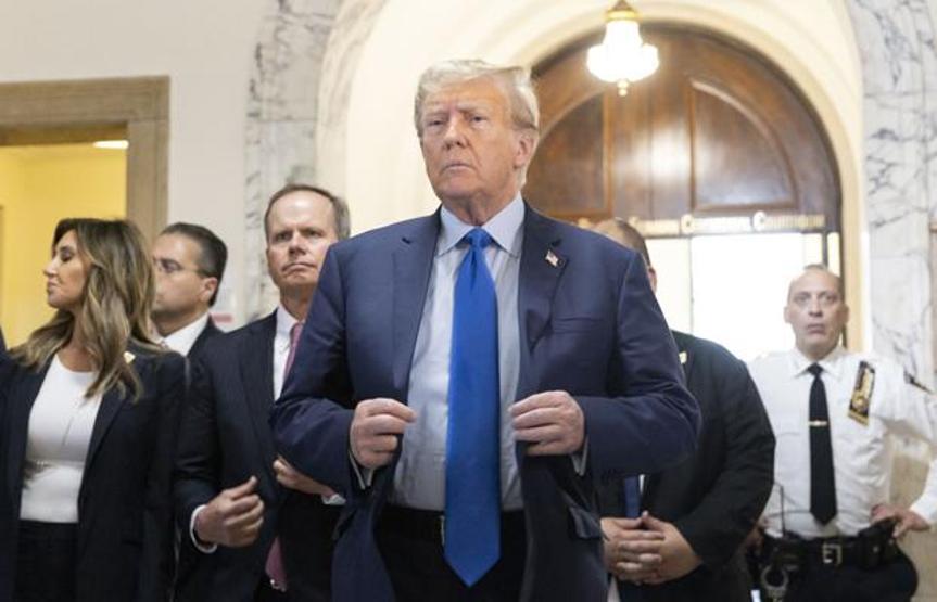 Trump mahkemeye böyle geldi: Tüm zamanların en büyük cadı avı