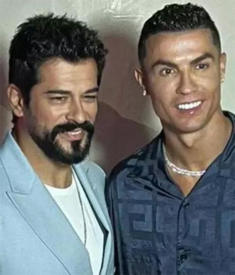 Burak Özçivit ile Ronaldo buluştu, sosyal medya yıkıldı