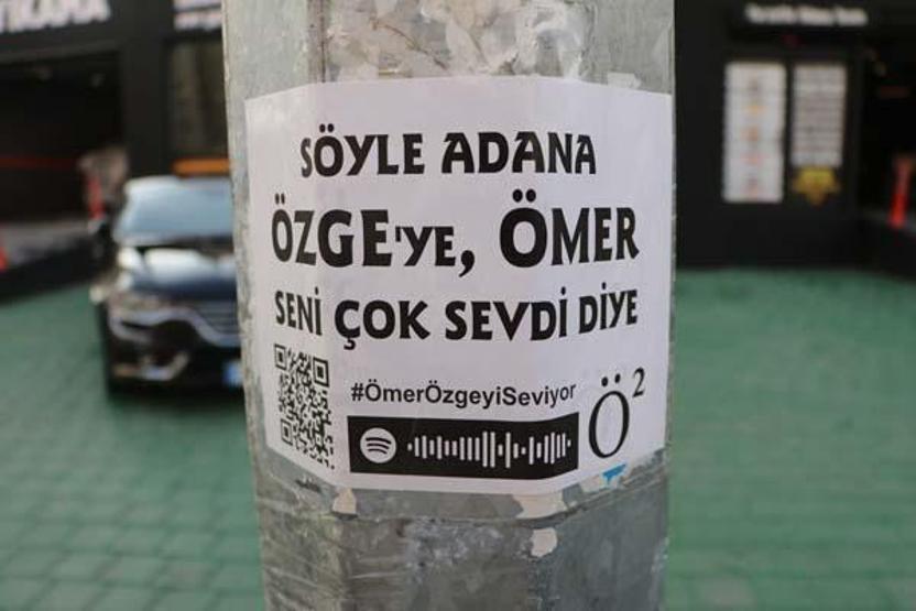 Sevgilisine kendini affettirmek için Adanayı ilana boğdu