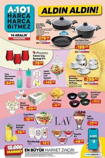 A101 Aktüel kataloğu 14 Aralık 2023 Perşembe Bu hafta A101 indirimli ürünlerde neler var