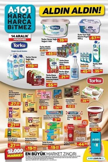 A101 Aktüel kataloğu 14 Aralık 2023 Perşembe Bu hafta A101 indirimli ürünlerde neler var