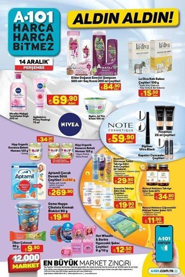 A101 Aktüel kataloğu 14 Aralık 2023 Perşembe Bu hafta A101 indirimli ürünlerde neler var