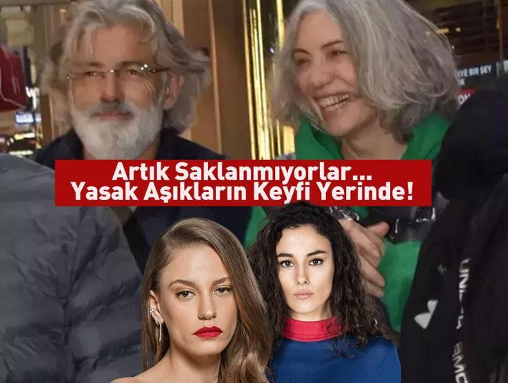 Artık Saklanmıyorlar Yasak Aşıkların Keyfi Yerinde... Etrafa Gülücükler Saçtılar