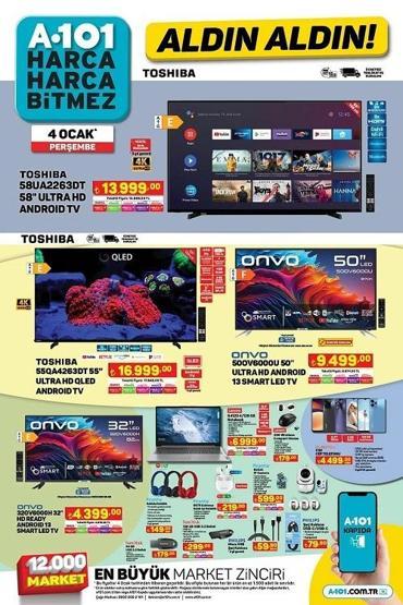 4 Ocak A101 kataloğu 2024 Bu hafta A101 indirimli ürünlerde neler var