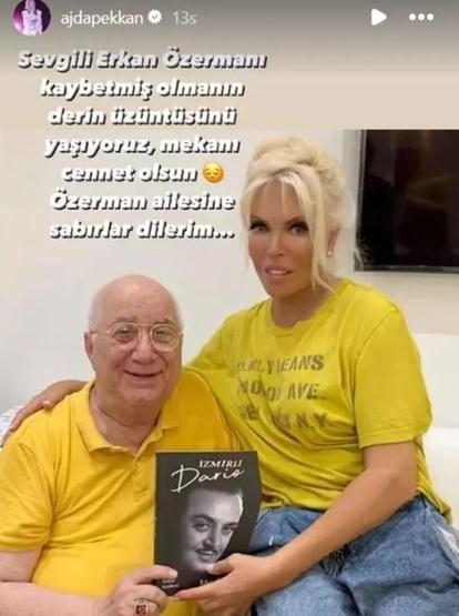 Erkan Özermanın vefatı sanat dünyasını yasa boğdu Vasiyeti ortaya çıktı