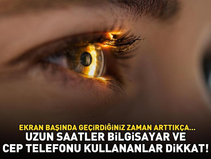 Zararları saymakla bitmiyor Bilgisayar ve cep telefonu kullananlar dikkat, ekran karşısında geçirdiğiniz zaman arttıkça...
