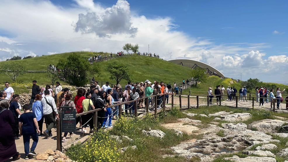 Göbeklitepede bayram yoğunluğu