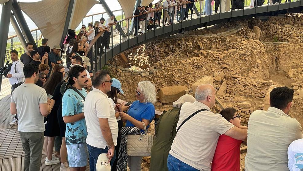 Göbeklitepede bayram yoğunluğu