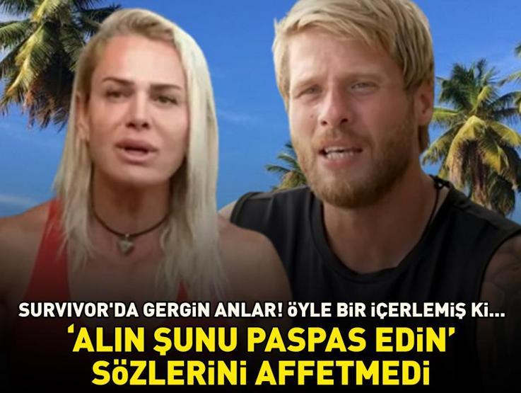 Yunus Emre, Nagihan’ın  ‘Alın şunu paspas edin’ sözlerini affetmedi Survivor’da eleme adayları belli oldu ama…