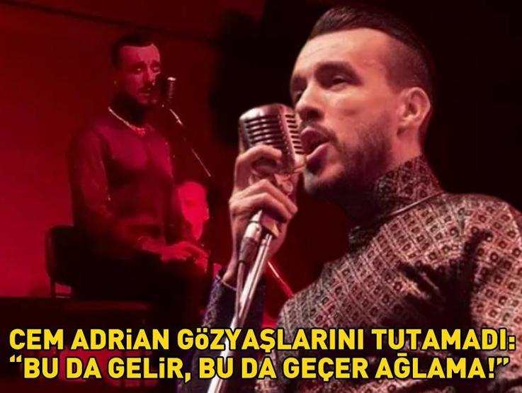 Duygu dolu anlar Gazze için şarkı söyleyen Cem Adrian gözyaşlarını tutamadı: ‘Bu da gelir bu da geçer ağlama’