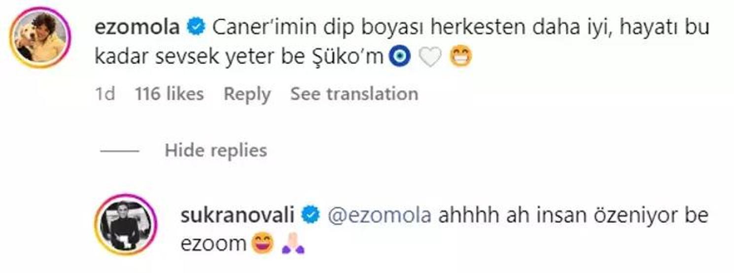 Ezgi Moladan güldüren Caner Erkin yorumu