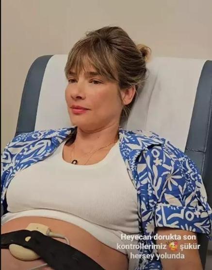 M�ge Boz bebe�inin kalp at��lar�n� dinledi!