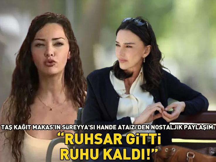 Taş Kağıt Makasın Süreyyası Hande Ataiziden Ruhsar paylaşımı: Kahkaha atmaya davet ediyorum sizi