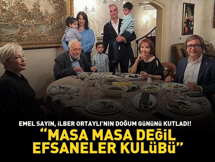 Beğeni butonu çöktü Emel Sayın, İlber Ortaylının doğum gününü kutladı ‘Masa masa değil, efsaneler kulübü’