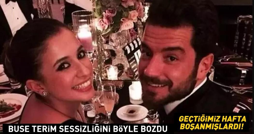 Buse Terim ile Volkan Bahçekapılı geçtiğimiz hafta boşanmıştı  Sessizliğini böyle bozdu