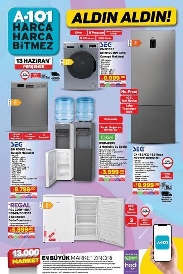 13 Haziran A101 Aktüel Ürünler Kataloğu Listesi