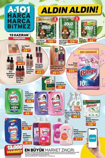 13 Haziran A101 Aktüel Ürünler Kataloğu Listesi