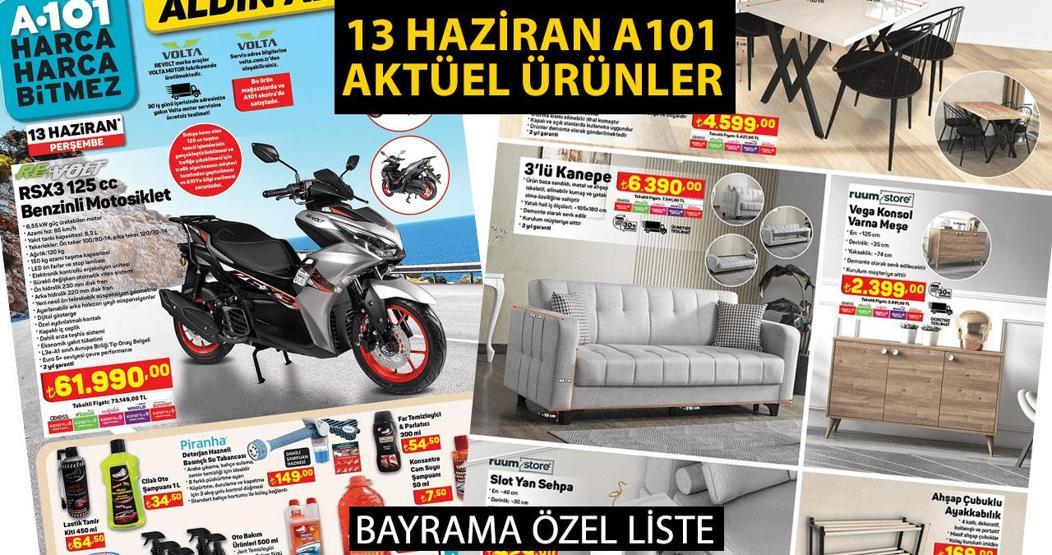 13 Haziran A101 Aktüel Ürünler Kataloğu Listesi