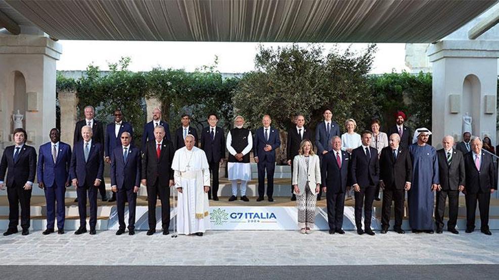 G7de dikkat çeken anlar
