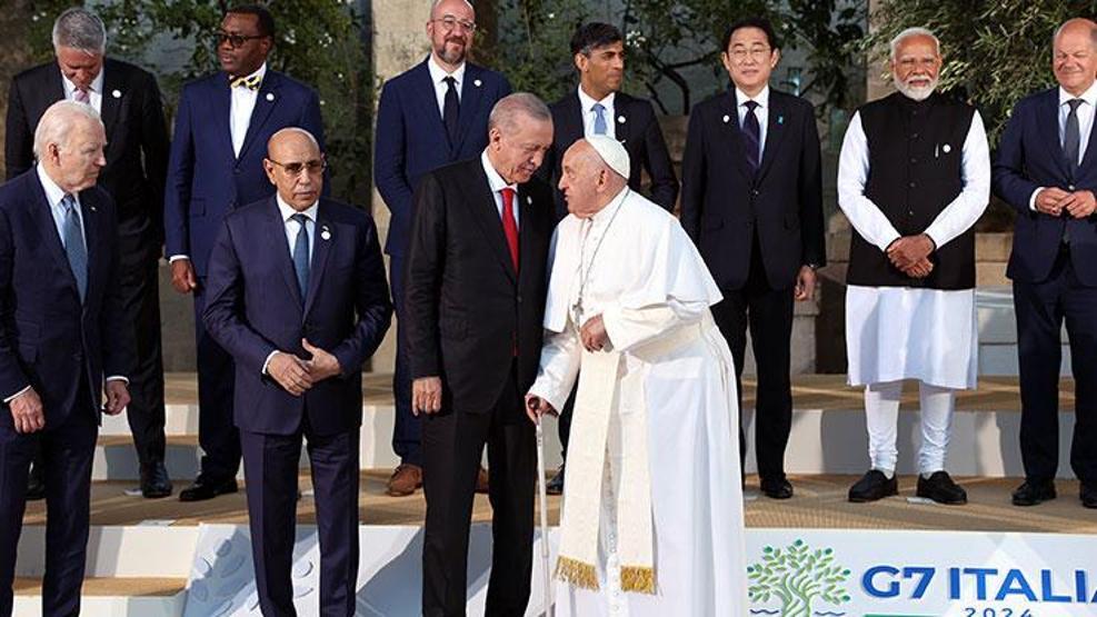 G7de dikkat çeken anlar