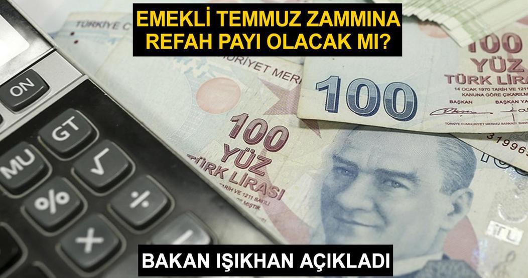 Emekli refah payı alacak mı Emekli zammında enflasyon farkına ek refah payı eklenecek mi