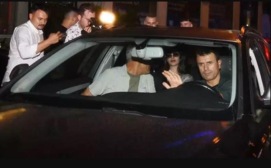 Derin Talu gecelerde Özel korumalı araç dikkat çekti