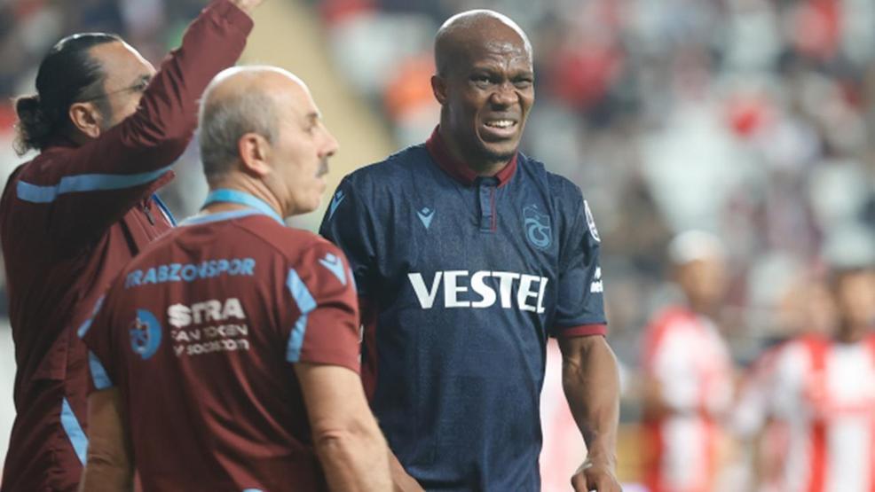 Trabzonspora geri dönen Nwakaeme 4 ayrı sakatlık geçirdi