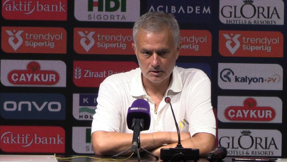 Jose Mourinhodan dikkat çeken Çaykur Rizespor açıklaması: İyi değilmiş gibi gösterdik...