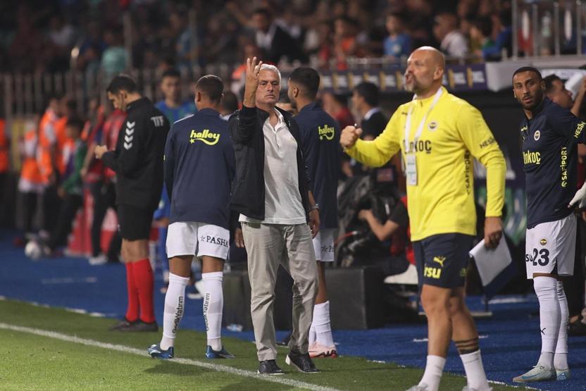 Jose Mourinhodan dikkat çeken Çaykur Rizespor açıklaması: İyi değilmiş gibi gösterdik...