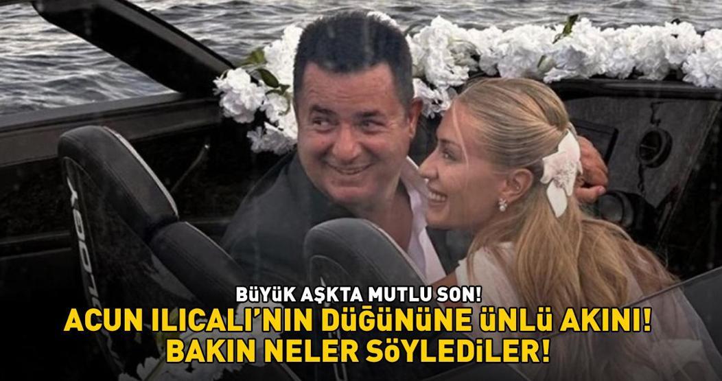 ACUN ILICALI – AYÇA ÇAĞLA ALTUNKAYA ÇİFTİNİN DÜĞÜNÜNE ÜNLÜ AKINI Bakın neler söylediler