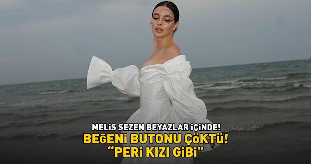 Sadakatsizin Derini Melis Sezen beyazlar içinde Güzelliği ile görenleri büyüledi: PERİ KIZI GİBİ