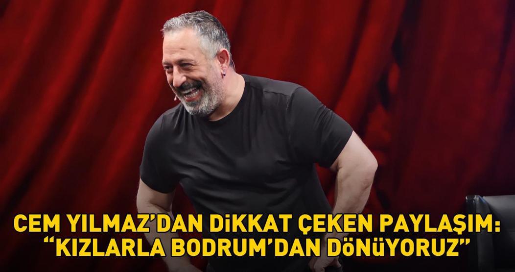 Klasik otomobil tutkusuyla bilinen Cem Yılmazdan dikkat çeken paylaşım: Kızlarla Bodrumdan dönüyoruz